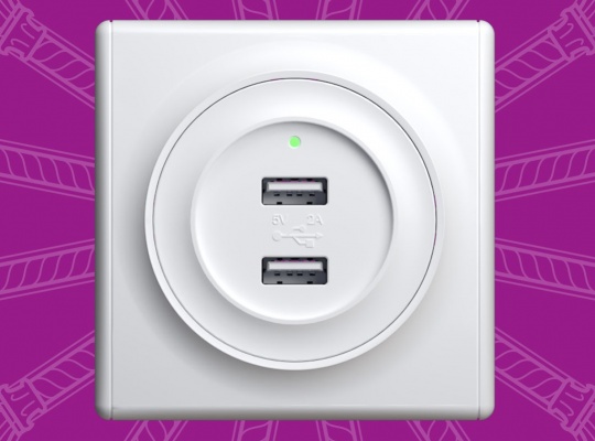 Новинка - двойная USB розетка OneKeyElectro